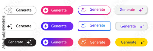ai generate button collection