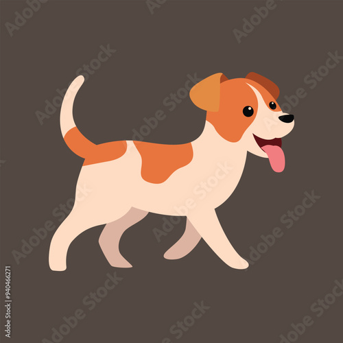 Jack Russell Terrier Vector Illustration in Various Poses