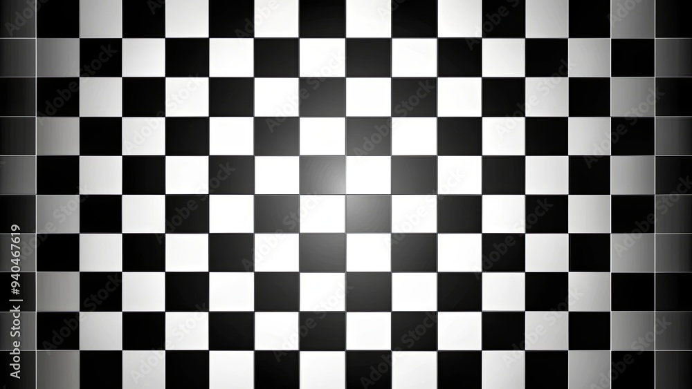 Fototapeta premium Race flag background with black and white checkered pattern , checkered flag, race, speed, competition, winner