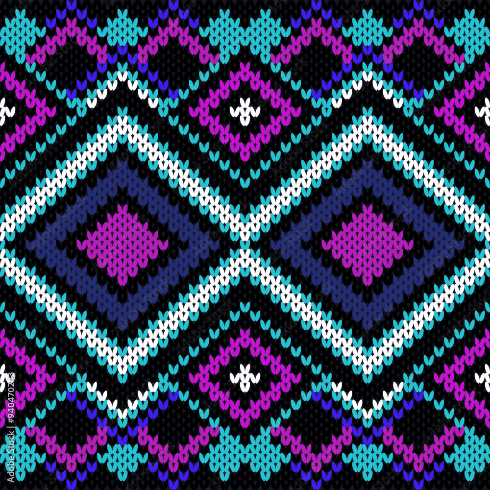 Geometric Ethnic Pattern Design Background or Wallpaper. Geometric Ethnic Pattern Design Background or Wallpaper.