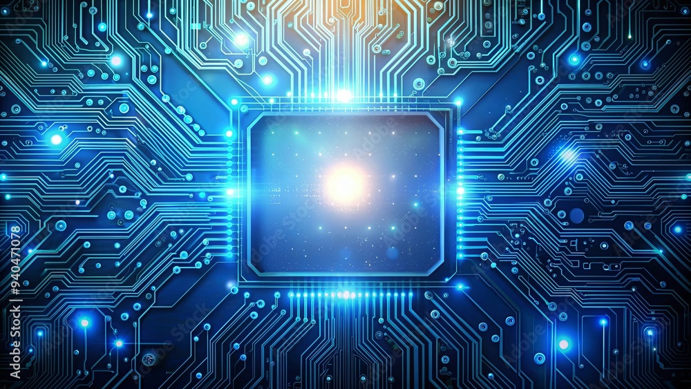 Abstract background of glowing technology circuit board, technology, science, abstract, circuit board, electronics Abstract background of glowing technology circuit board, technology, science, abstract, circuit board, electronics