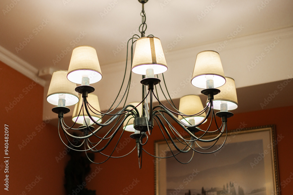 Antique chandelier. Decor concept. Design. High quality photo. Antique chandelier. Decor concept. Design. High quality photo.