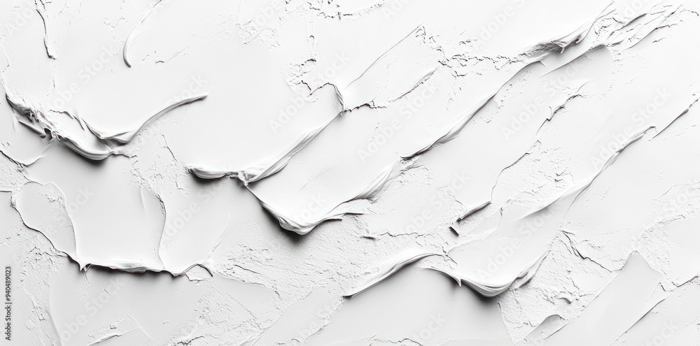 Abstract White Paint Texture with Swirls and Strokes Abstract White Paint Texture with Swirls and Strokes