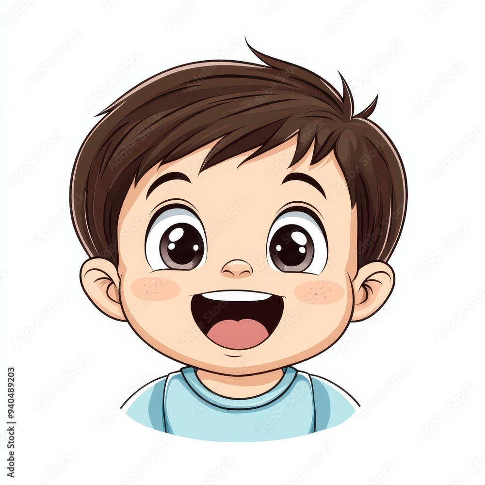 Delightful cartoon art of a joyful baby radiates energy and happiness, instantly bringing smiles to all who see it. Delightful cartoon art of a joyful baby radiates energy and happiness, instantly bringing smiles to all who see it.