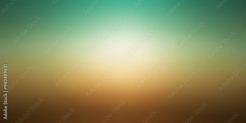 Naklejka premium Earthy brown and green gradient background with a blurred, hazy effect, earthy, brown, green, gradient, background, blurred