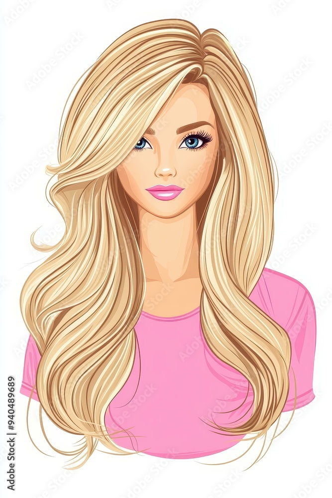 A cheerful vector doll illustration, perfect for adding a pop of color and whimsy to any creative project. A cheerful vector doll illustration, perfect for adding a pop of color and whimsy to any creative project.