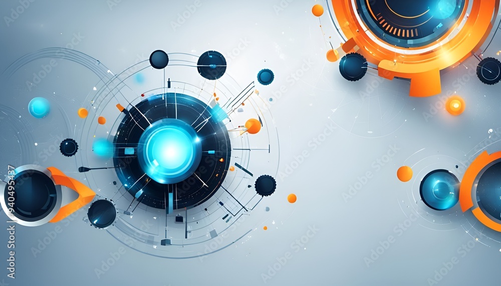 Obraz premium abstract technology background