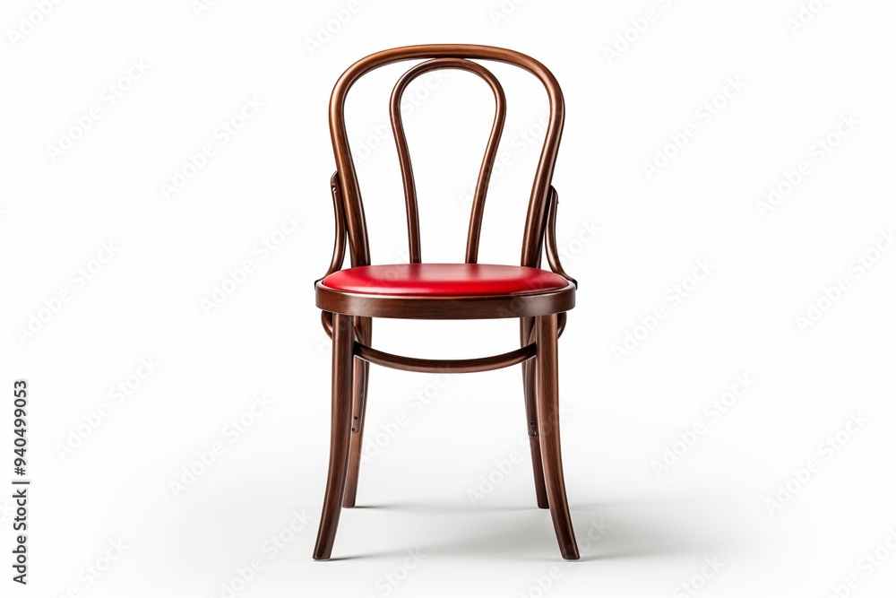 Chair isolated on white background. Generative ai Chair isolated on white background. Generative ai