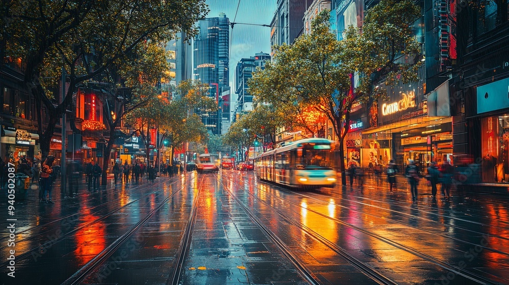 Urban Melting Pot. Vibrant street scenes capturing the energy and diversity concept Urban Melting Pot. Vibrant street scenes capturing the energy and diversity concept