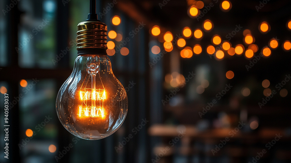 glowing light bulb symbolizes a bright idea, innovation, or business growth, set against a blurred background. It conveys creativity, inspiration, and forward-thinking concepts glowing light bulb symbolizes a bright idea, innovation, or business growth, set against a blurred background. It conveys creativity, inspiration, and forward-thinking concepts