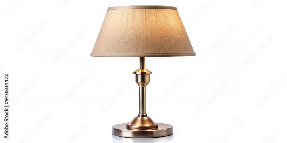 Elegant Gold Table Lamp with Beige Shade, lamp shade, gold lamp, table lamp Elegant Gold Table Lamp with Beige Shade, lamp shade, gold lamp, table lamp