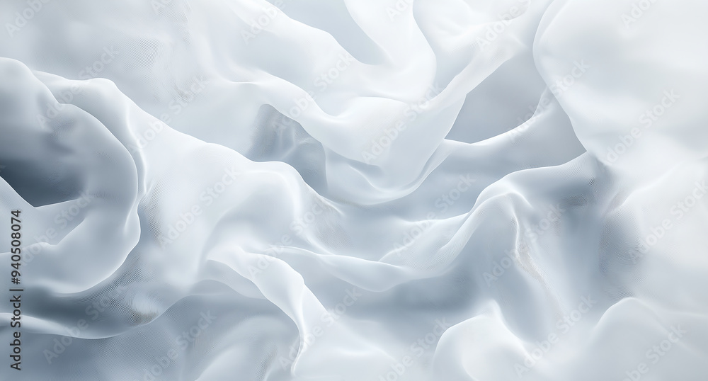 An abstract painting that is predominantly white in color with slight variations in texture and color tones. An abstract painting that is predominantly white in color with slight variations in texture and color tones.