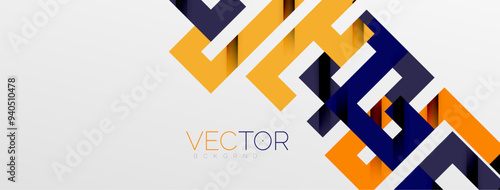 Color bend lines with shadow texture effect. Vector Illustration For Wallpaper, Banner, Background, Card, Book Illustration, landing page