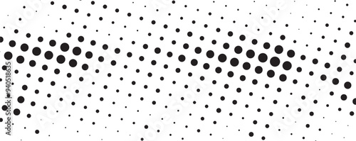 Halftone gradient dot Background. 