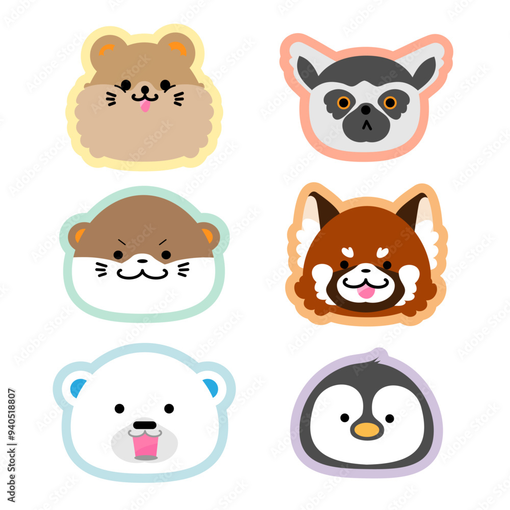 cute animals icon cute animals icon