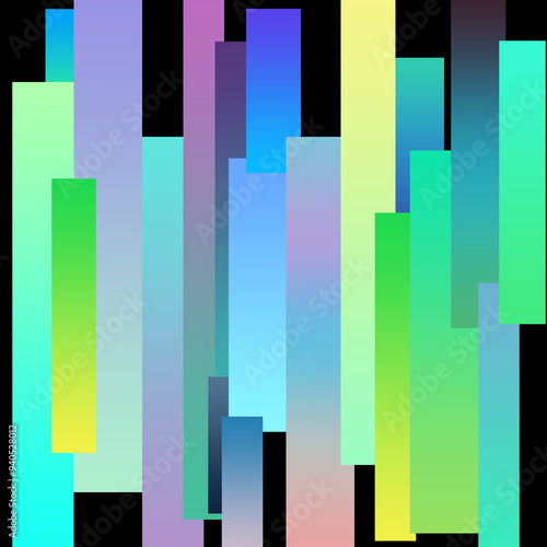 Abstract digital colorful stripe gradient patterns