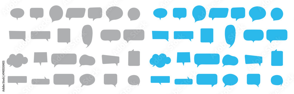 Speech bubble vector set Speech bubble vector set