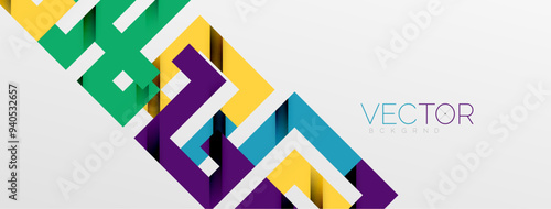 Color bend lines with shadow texture effect. Vector Illustration For Wallpaper, Banner, Background, Card, Book Illustration, landing page