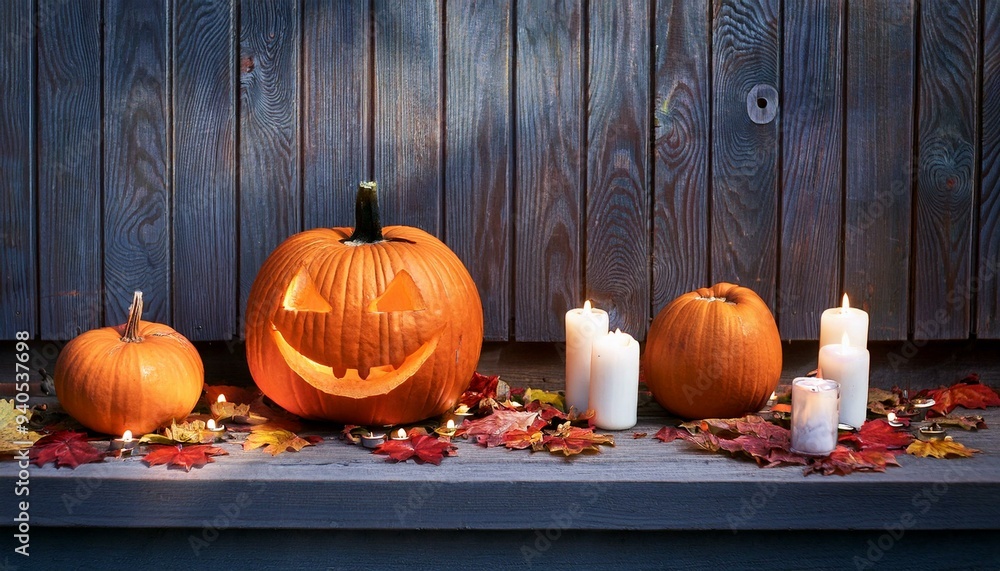 Obraz premium ハロウィン イメージ 背景画像