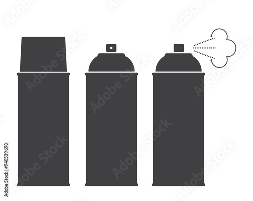 aerosol spray can icon