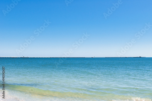 Busselton Western Australia August 2022. A beautiful bright sunny day during the winter period. 