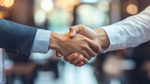 Group, business people and shaking hands for welcome, introduction or meeting in office. Handshake, smile and team with deal for collaboration, agreement or thank you for b2b partnership opportunity