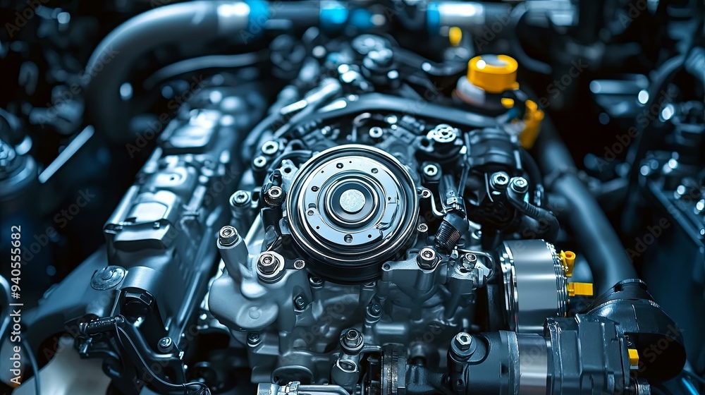 Comprehensive Engine Diagnostics and Repair Services. Cutting-edge technology for automotive maintenance concept Comprehensive Engine Diagnostics and Repair Services. Cutting-edge technology for automotive maintenance concept