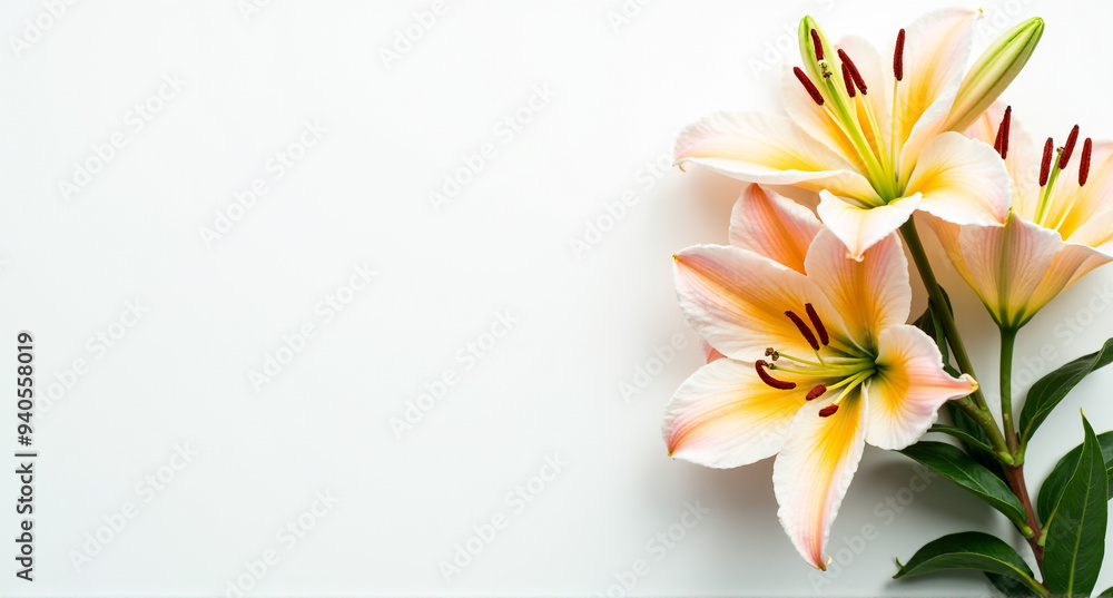 Naklejka premium bouquet of flowers