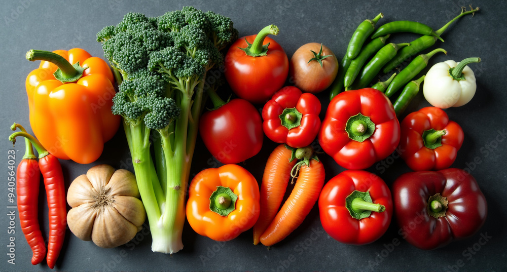 vegetables on a table vegetables on a table