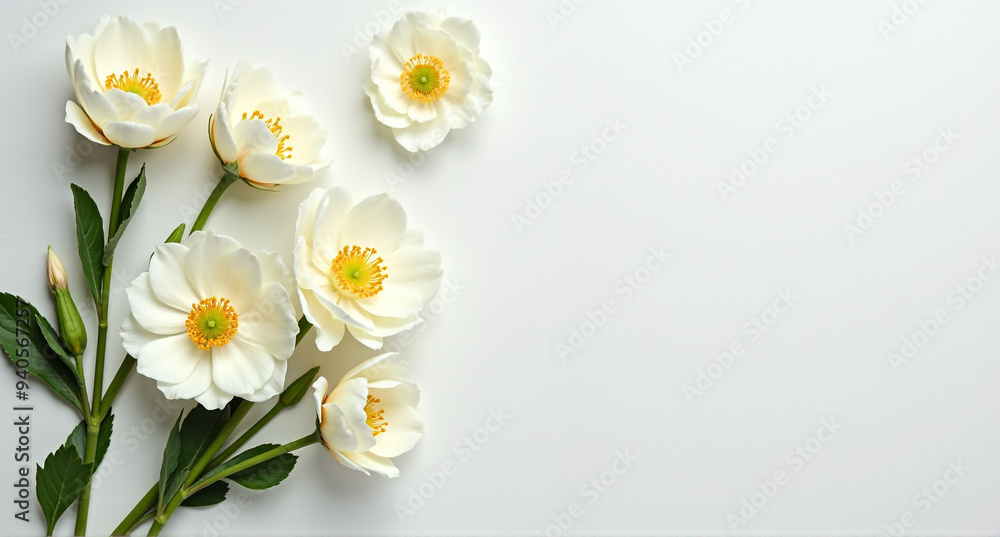 Fototapeta premium white daffodils in a vase