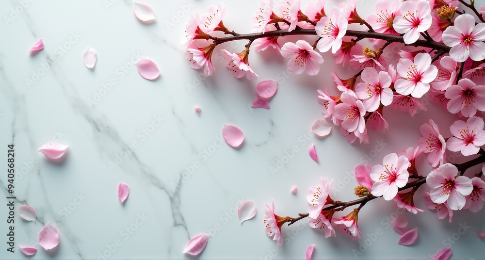 Fototapeta premium pink cherry blossoms