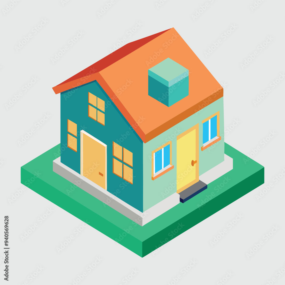 home isometric icon home isometric icon
