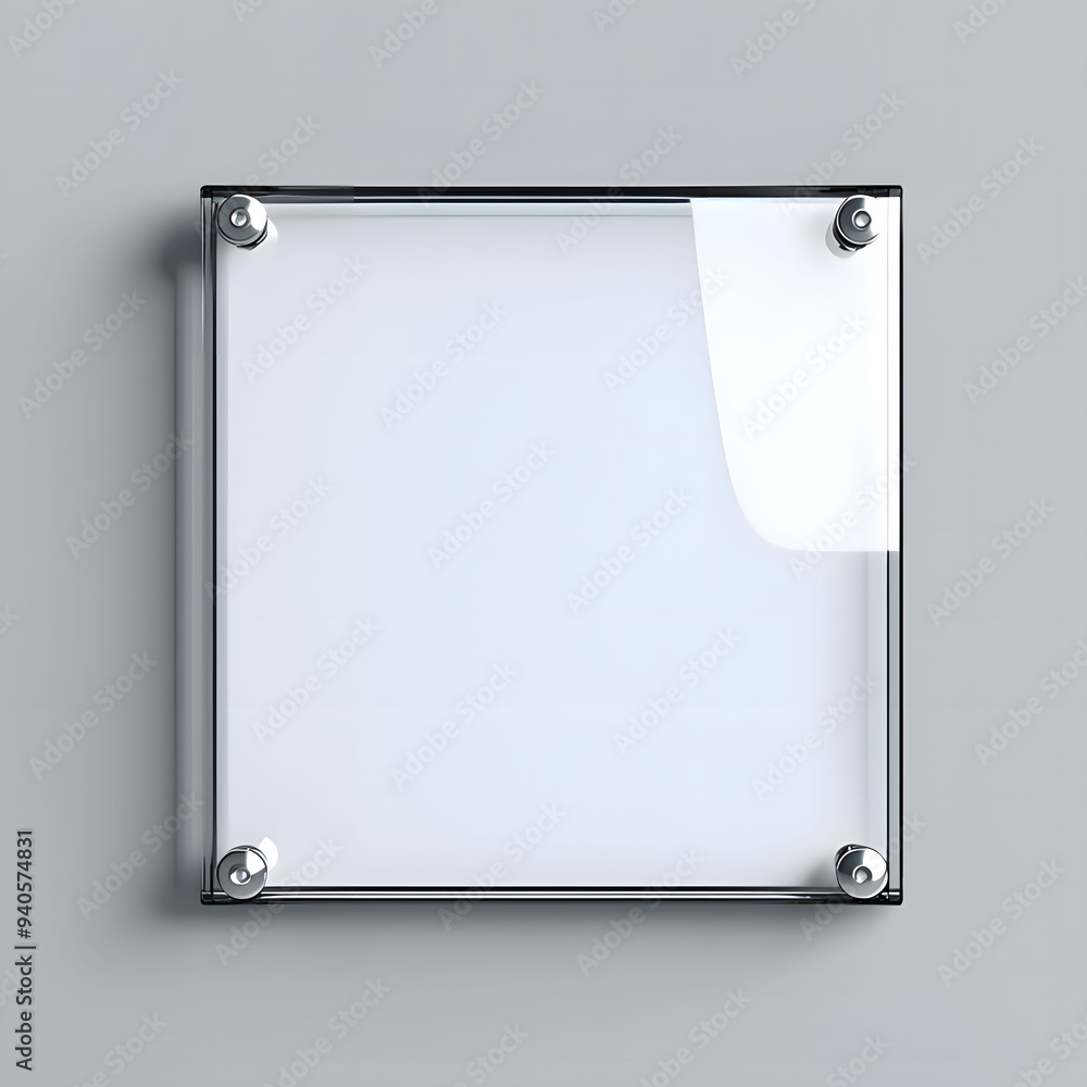 brushed plate. Generative AI