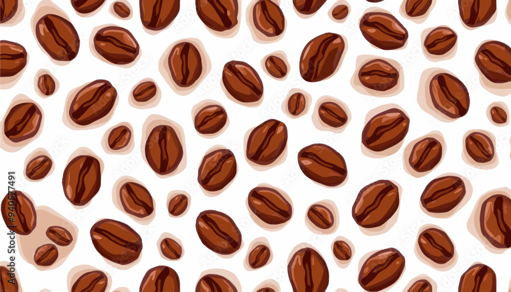 Coffee Beans Pattern Coffee Beans Pattern