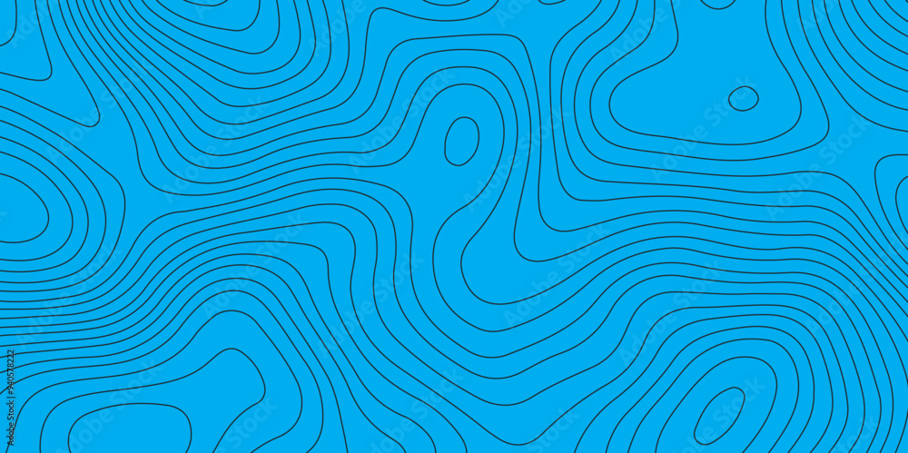 Abstract blue topography geographic contour map background .topography blue paper and black waves lines backdrop background .modern geographic contour map vector illustration . Abstract blue topography geographic contour map background .topography blue paper and black waves lines backdrop background .modern geographic contour map vector illustration .
