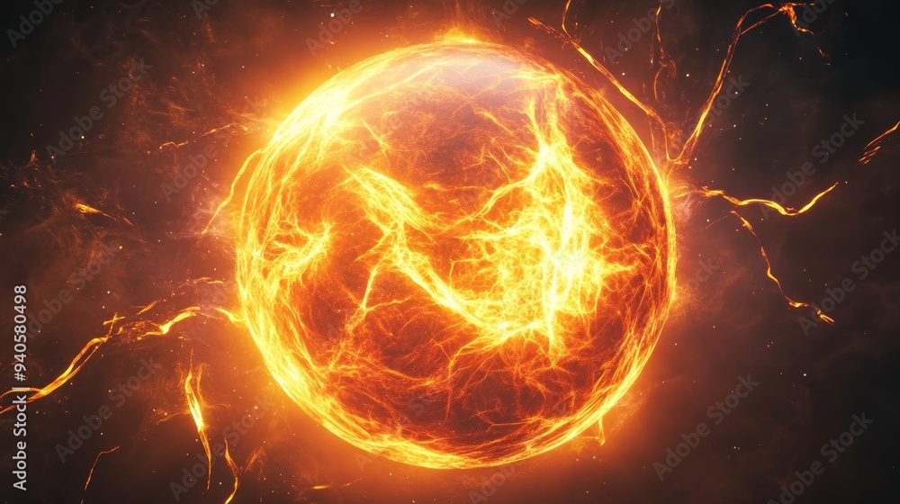 Energy in Motion within a Sphere, Abstract Orb Exploding with Power Generative AI Energy in Motion within a Sphere, Abstract Orb Exploding with Power Generative AI