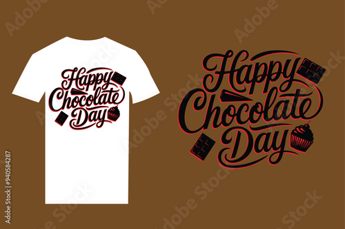 Happy Chocolate Day vector illustration 
