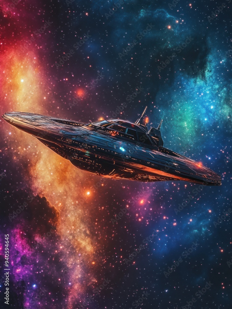 UFO in space UFO in space