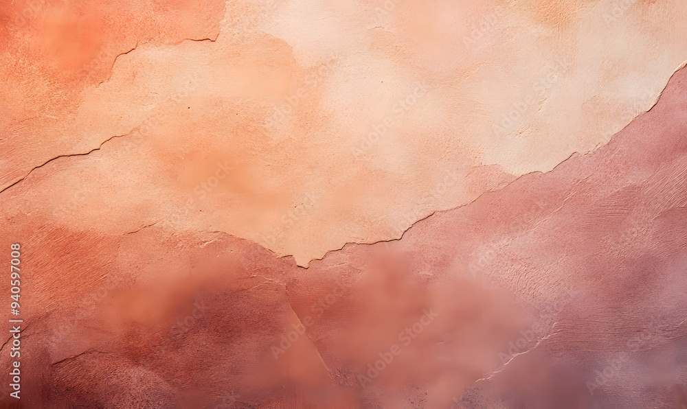 Obraz premium gradation colored stone texture, Generative AI