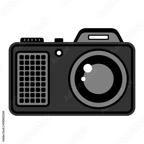 Camera Illustration Perfect for complementing camera and photography product designs