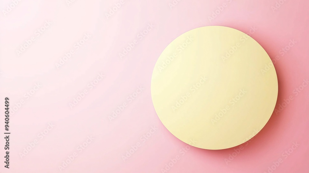 A simple yellow circle against a soft pink background, creating a minimalist and modern aesthetic for various design uses. A simple yellow circle against a soft pink background, creating a minimalist and modern aesthetic for various design uses.