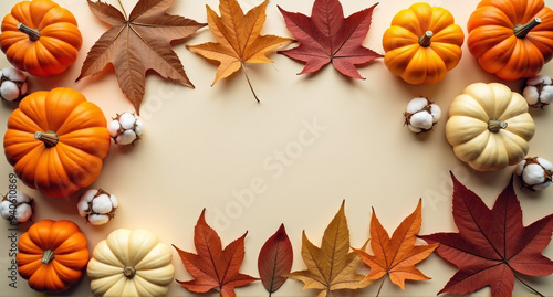 autumn leaves frame