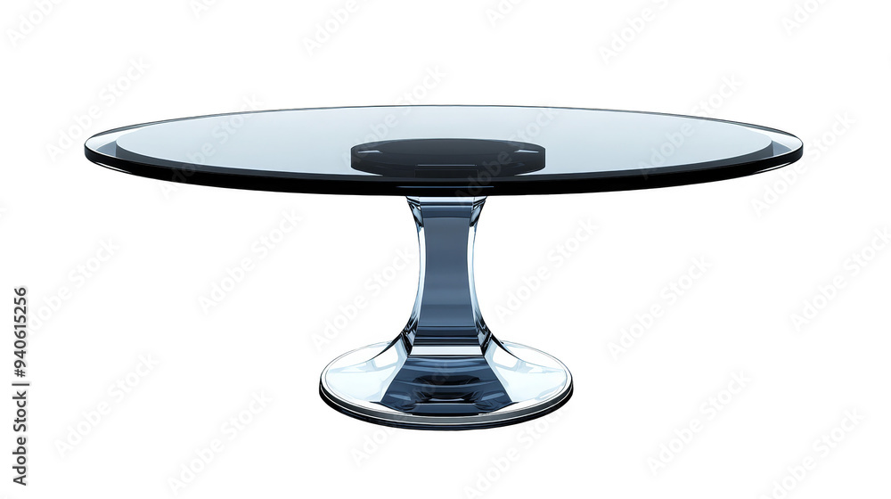Modern Glass Coffee Table with Chrome Base Modern Glass Coffee Table with Chrome Base