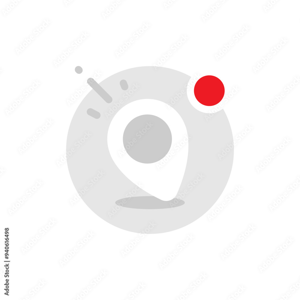allow location permission concept illustration flat design. simple modern graphic element for empty state ui, infographic, icon allow location permission concept illustration flat design. simple modern graphic element for empty state ui, infographic, icon