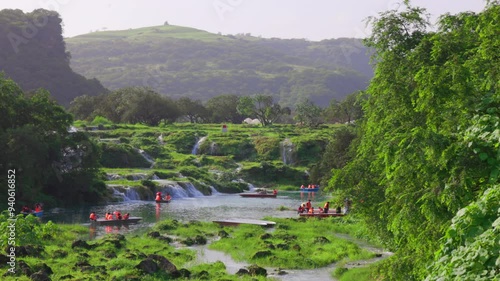 Wadi Darbat Boating at salalah (Dhofar)