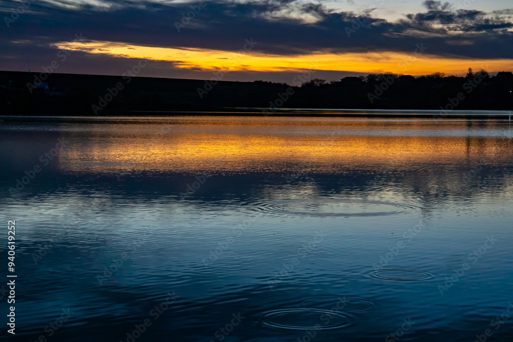 Ripples and Reflections at Sunset Ripples and Reflections at Sunset
