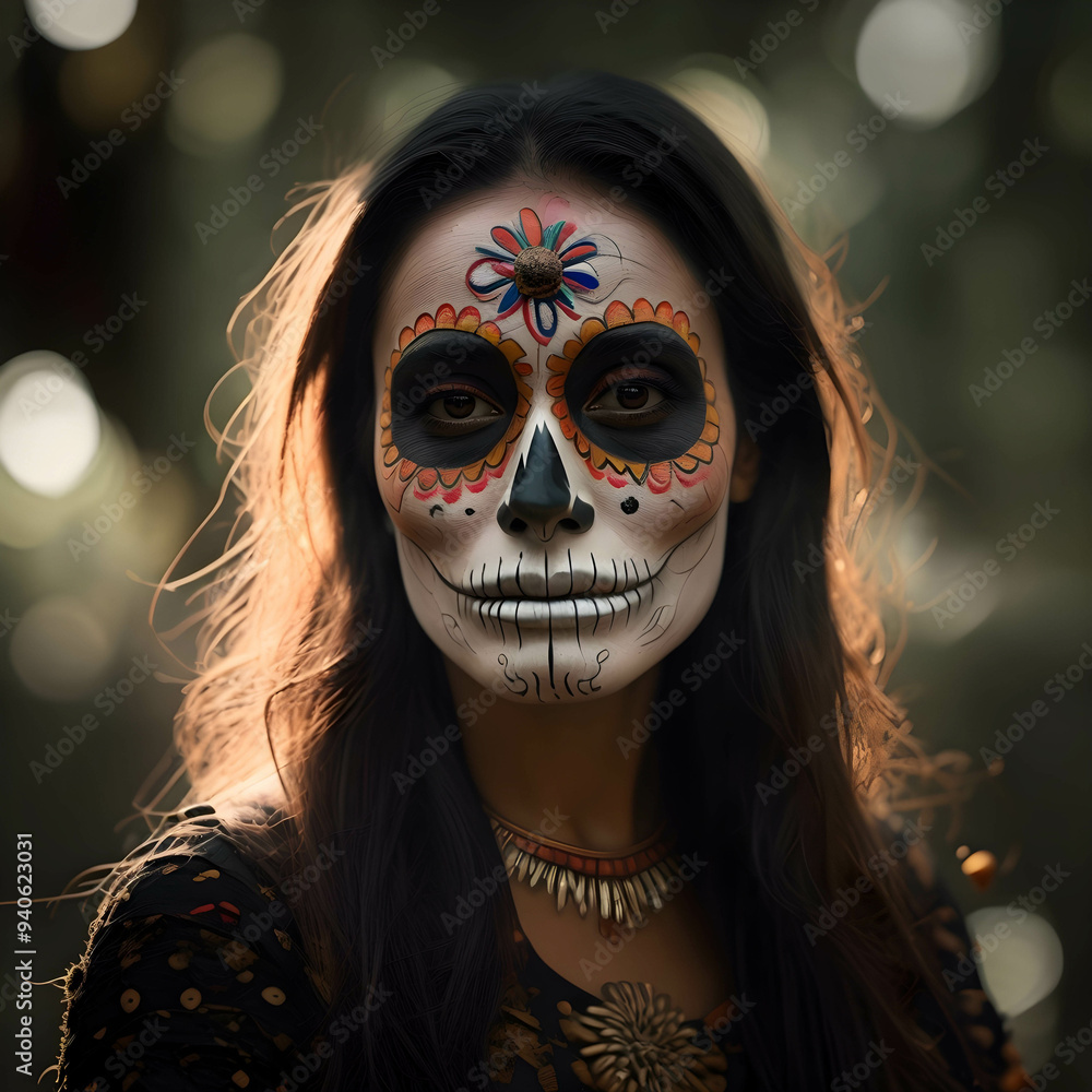 Floats celebrating the Day of the Dead in Mexico Floats celebrating the Day of the Dead in Mexico