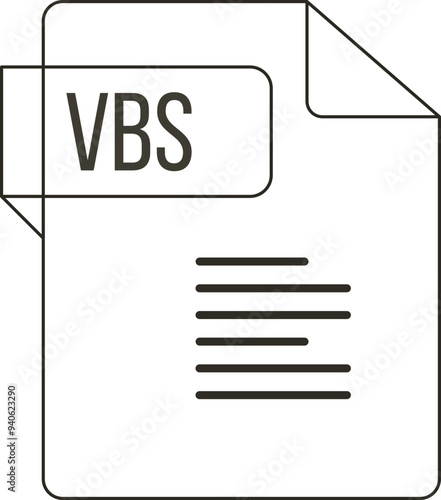 VBS ip icon black outline
