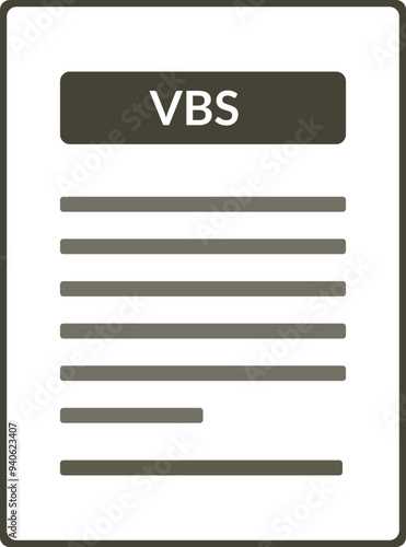 VBS Contract document icon
