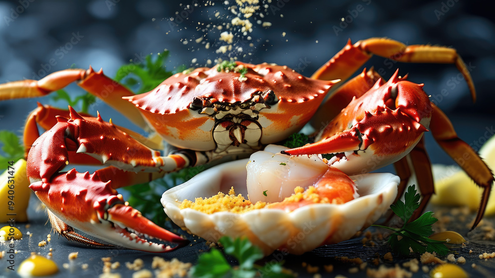 Delicious Seafood: Mouthwatering Alaska Crab Delicious Seafood: Mouthwatering Alaska Crab